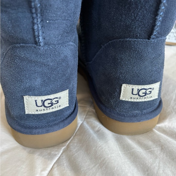 New Classic Short Navy Ugg Boots - Picture 4 of 13